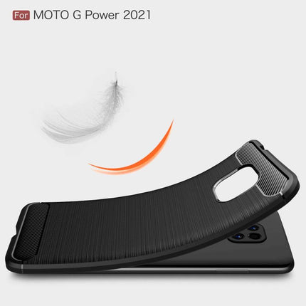 Rugged TPU Motorola Moto G Power 2021 Case (Black) - Casebump