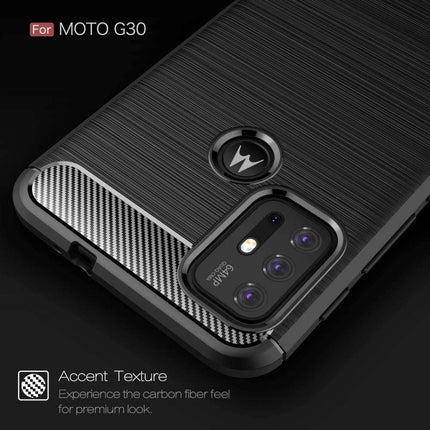 Rugged TPU Motorola Moto G10/G20/G30 Case (Black) - Casebump