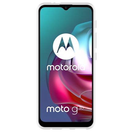 Motorola Moto G10 Soft TPU Case with Strap - (Clear) - Casebump
