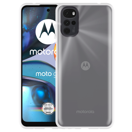 Motorola Moto G22 Soft TPU Case with Strap - (Clear) - Casebump