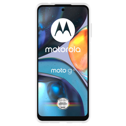 Motorola Moto G22 Soft TPU Case with Strap - (Clear) - Casebump
