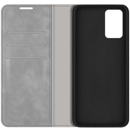 Motorola Moto G42 Wallet Case Magnetic - Grey - Casebump