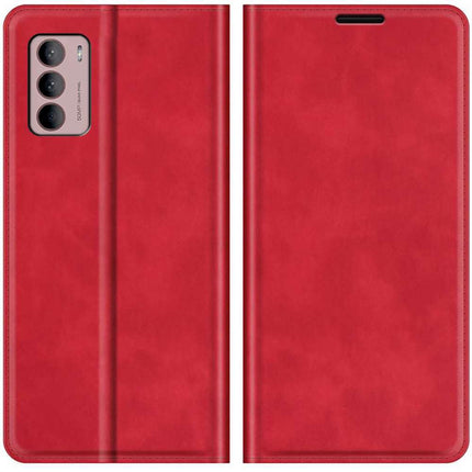 Motorola Moto G42 Wallet Case Magnetic - Red - Casebump