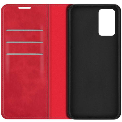 Motorola Moto G42 Wallet Case Magnetic - Red - Casebump