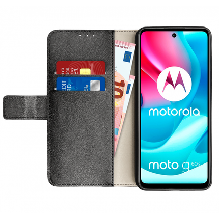 Motorola Moto G60s Wallet Case (Black) - Casebump