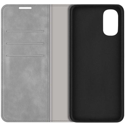 Motorola Moto G62 5G Wallet Case Magnetic - Grey - Casebump
