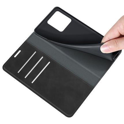 Motorola Moto G72 Wallet Case Magnetic - Black - Casebump