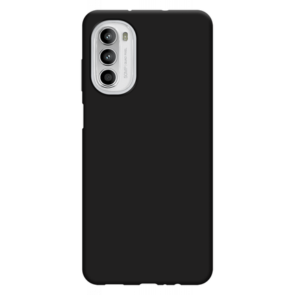 Motorola Moto G82 Soft TPU Case with Strap - (Black) - Casebump