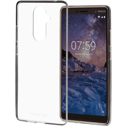 Nokia 7 Plus Hybrid Crystal Case CC-708 (Clear) - Casebump