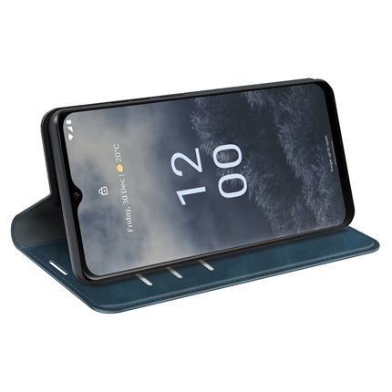 Nokia G60 Wallet Case Magnetic - Blue - Casebump