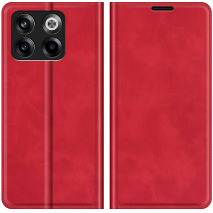 OnePlus 10T Wallet Case Magnetic - Red - Casebump