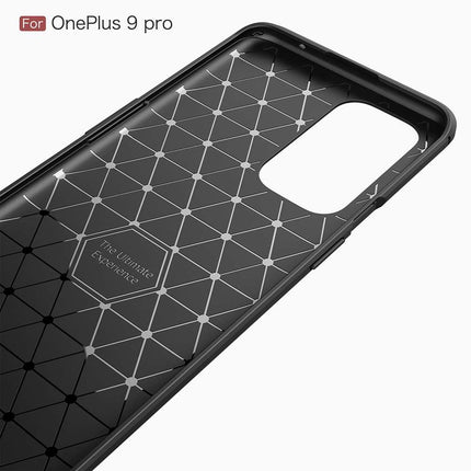Rugged TPU OnePlus 9 Pro Case (Black) - Casebump