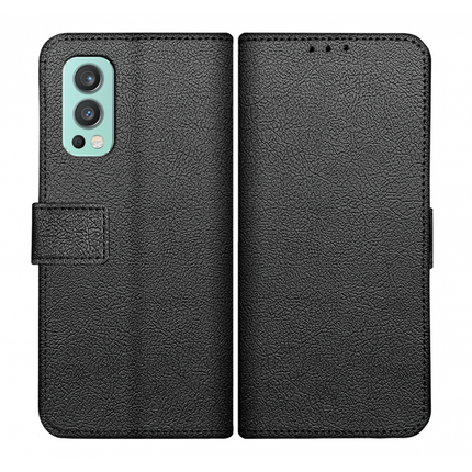 OnePlus Nord 2 Wallet Case (Black) - Casebump