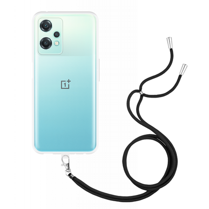 OnePlus Nord CE2 Lite Soft TPU Case with Strap - (Clear) - Casebump