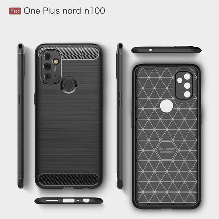 Rugged TPU Oneplus Nord N100 Case (Black) - Casebump