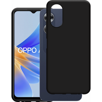 Oppo A17 Soft TPU Case (Black) - Casebump