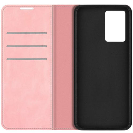 Oppo A57 Wallet Case Magnetic - Pink - Casebump