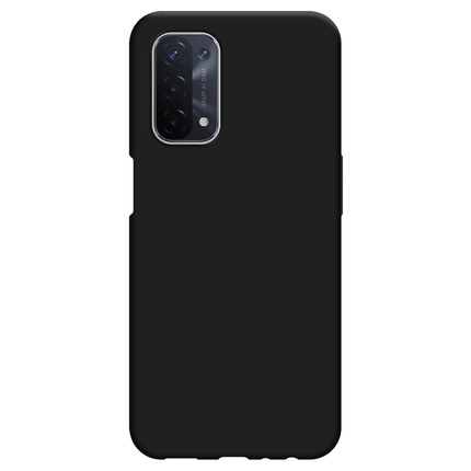 Oppo A74 5G Soft TPU Case with Strap - (Black) - Casebump