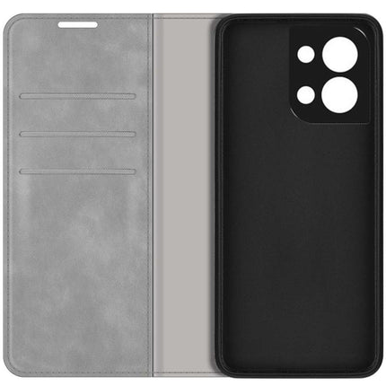 Oppo Reno8 5G Wallet Case Magnetic - Grey - Casebump