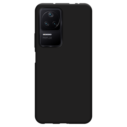 Xiaomi Poco F4 Soft TPU Case with Strap - (Black) - Casebump