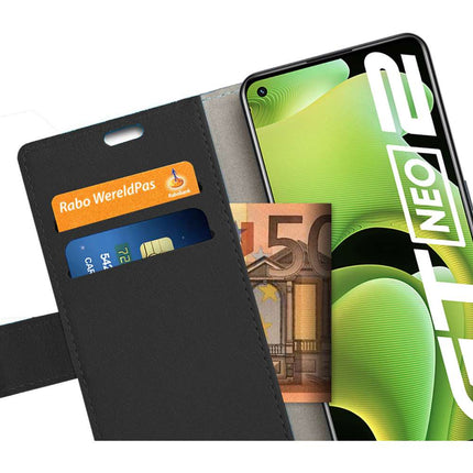 Realme GT Neo2 Wallet Case (Black) - Casebump