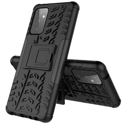 Samsung Galaxy A72 5G Rugged Hybrid Case (Black) - Casebump