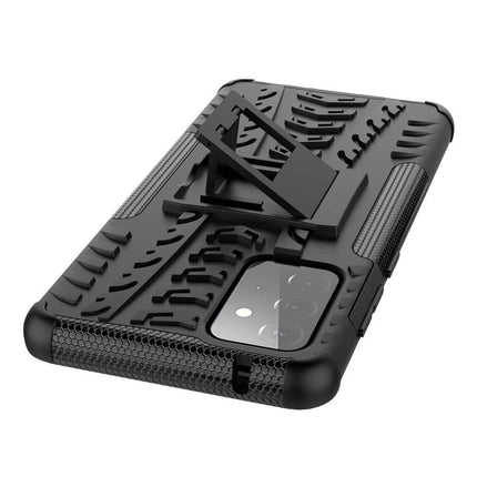 Samsung Galaxy A72 5G Rugged Hybrid Case (Black) - Casebump