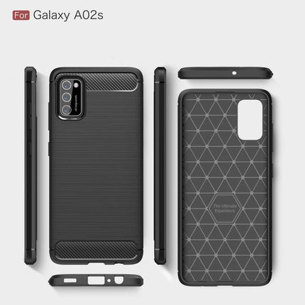 Rugged TPU Samsung Galaxy A02s Case (Black) - Casebump