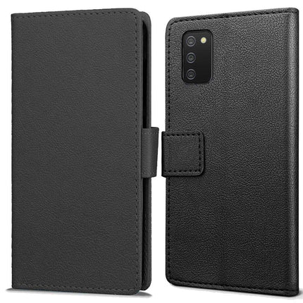 Samsung Galaxy A02s Wallet Case (Black) - Casebump