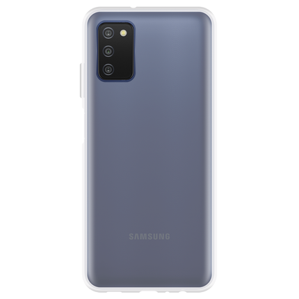 Samsung Galaxy A03s Soft TPU Case with Strap - (Clear) - Casebump