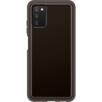 Samsung Galaxy A03s Soft Clear Cover (Black) - EF-QA038TB - Casebump