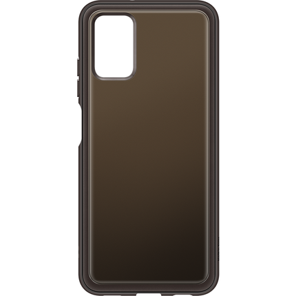 Samsung Galaxy A03s Soft Clear Cover (Black) - EF-QA038TB - Casebump