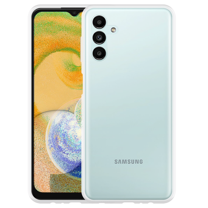 Samsung Galaxy A04s Soft TPU Case with Strap - (Clear) - Casebump