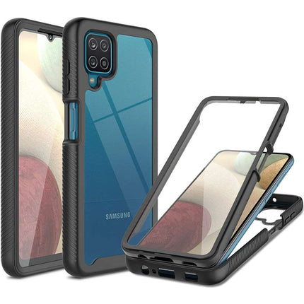 360 Full Cover Defense Case Samsung Galaxy A12 - Black - Casebump