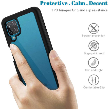 360 Full Cover Defense Case Samsung Galaxy A12 - Black - Casebump