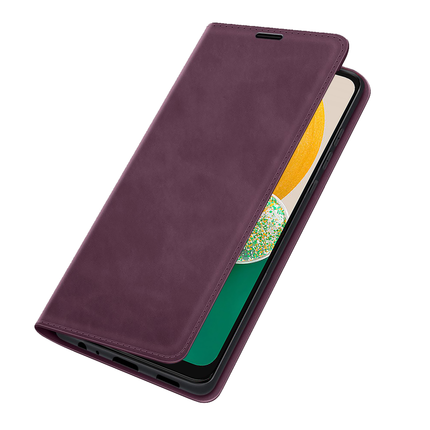 Samsung Galaxy A13 Wallet Case Magnetic - Dark Purple - Casebump