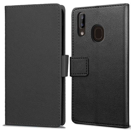 Samsung Galaxy A20e Wallet Case (Black) - Casebump