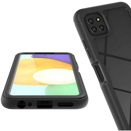 360 Full Cover Defense Case Samsung Galaxy A22 5G - Black - Casebump