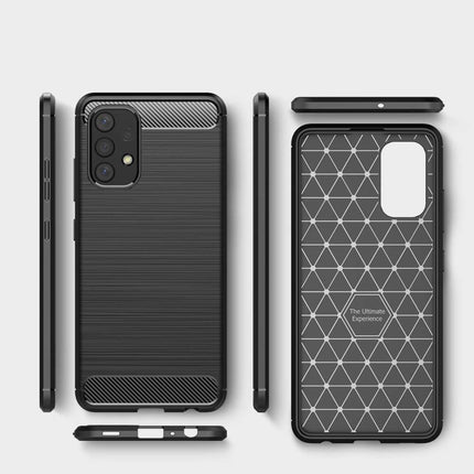 Rugged TPU Samsung Galaxy A32 4G Case (Black) - Casebump
