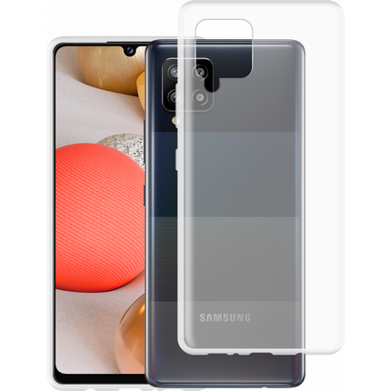 Samsung Galaxy A42 Soft TPU case (Clear) - Casebump
