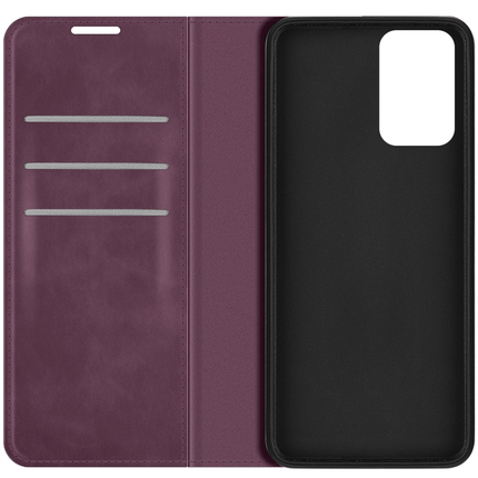 Samsung Galaxy A53 Wallet Case Magnetic - Dark Purple - Casebump