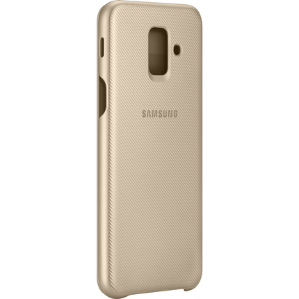 Samsung Galaxy A6 (2018) Wallet Cover (Gold) - EF-WA600CF - Casebump