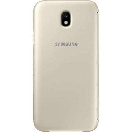 Samsung Galaxy J7 (2017) Wallet Cover (Gold) - EF-WJ730CF - Casebump