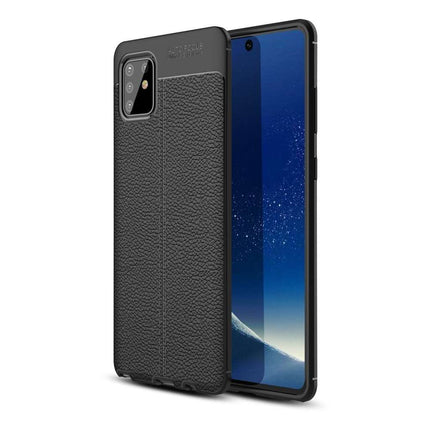Soft Design TPU Samsung Galaxy Note 10 Lite Case (Black) - Casebump