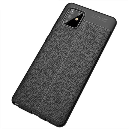 Soft Design TPU Samsung Galaxy Note 10 Lite Case (Black) - Casebump