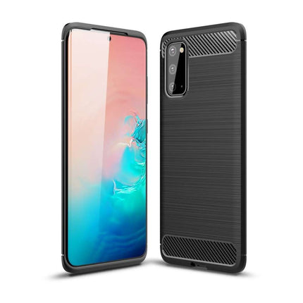 Rugged TPU Samsung Galaxy S20 Case (Black) - Casebump