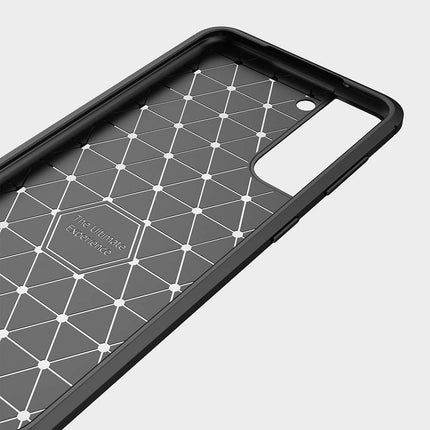 Samsung Galaxy S21 FE Rugged TPU Case (Black) - Casebump