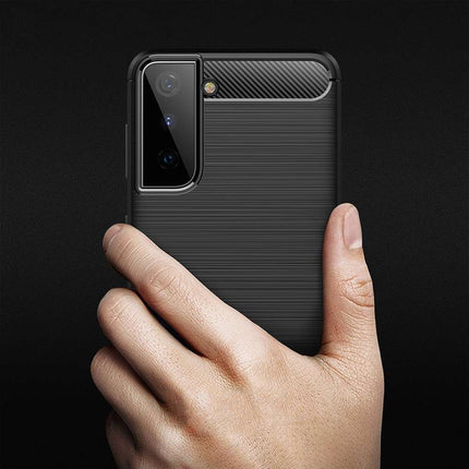 Rugged TPU Samsung Galaxy S21 Plus Case (Black) - Casebump