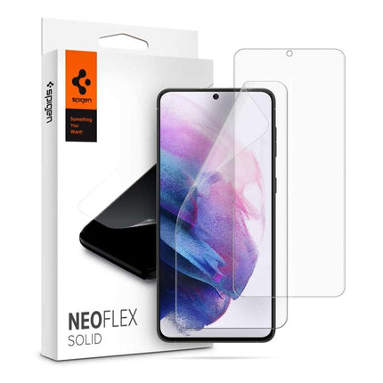 Spigen Neo Flex Solid Screenprotector Samsung Galaxy S21 (2 Pack) - AFL02549 - Casebump