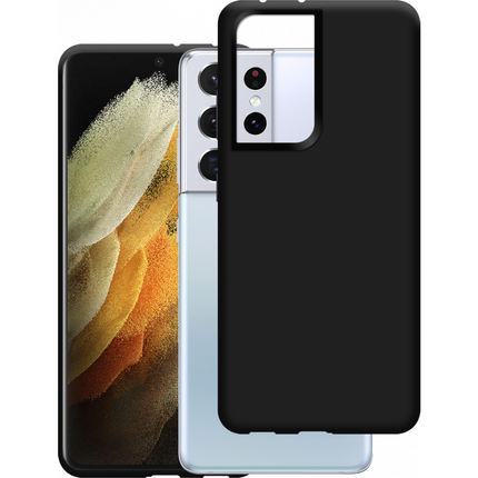 Samsung Galaxy S21 Ultra Soft TPU Case (Black) - Casebump